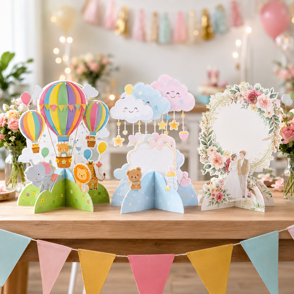 Pack de Centres de Table pour Fêtes et Événements